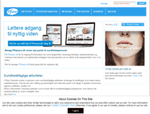 Tablet Screenshot of pfizer.dk