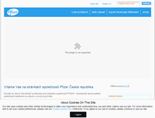 Tablet Screenshot of pfizer.cz