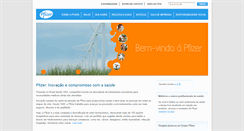 Desktop Screenshot of pfizer.com.br