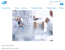 Tablet Screenshot of pfizer.com.my