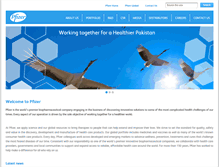 Tablet Screenshot of pfizer.com.pk