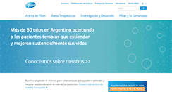 Desktop Screenshot of pfizer.com.ar