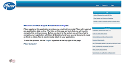 Desktop Screenshot of contractor.pfizer.com